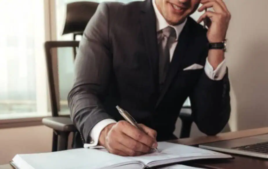 vendedor profesional exitoso